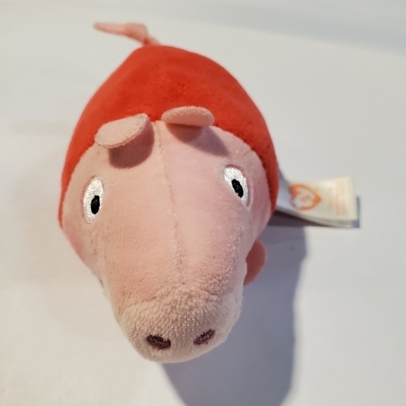 Peppa Pig 4.5" Teenie TY 2003 plush stuffed animal stocking stuffer cuddle toy - Picture 4 of 8